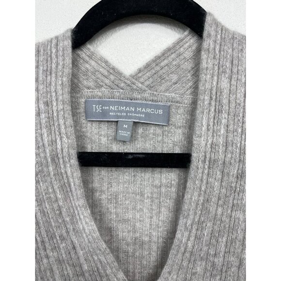 TSE For Neiman Marcus Women’s Cashmere Sweater Size Medium Gray - Picture 3 of 6